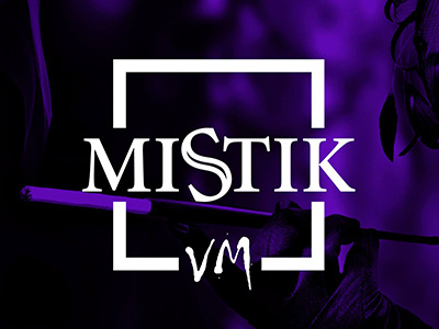 Logo - Mistik VM boutique clean fashion feminine logo moda mystic new purple woman