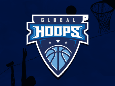 Global Hoops Basketball america ball basketball emblem global highschool hoops logo mro2 original sport team