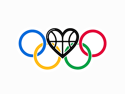 Olympic heart basketball design heart icon logo love olympic serbia srbija team