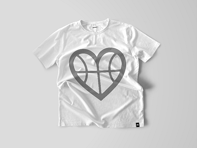 One Love! ball basketball heart kosarka logo mario milojevic motivation serbia symbol tshirt