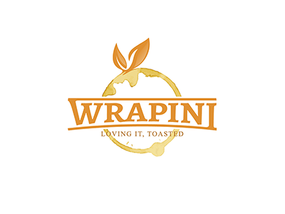 Wrapini cafe coffee design juice logo loving nature original shop wrapini