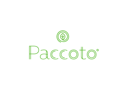 Paccoto company food granola handmade leaf line logo nature paccoto product style