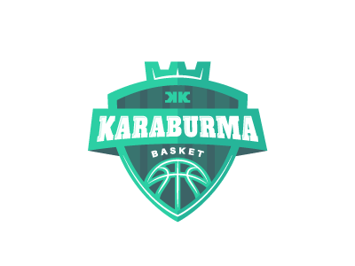 KK Karaburma Basket ball basket basketball belgrade club crest emblem karaburma logo serbia