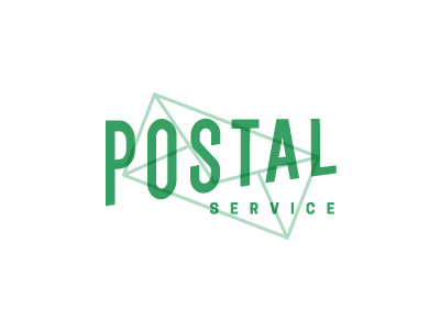 Postal deliver logo mail package post postal receive service