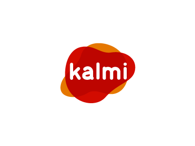 Kalmi communication company custom discover internet logo mobile phone service smart talk typography