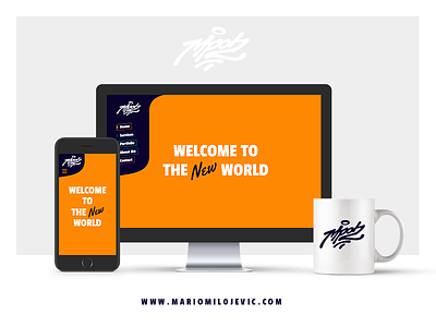 Mario Milojevic branding custom design identity mario milojevic mobile mro2 responsive web website
