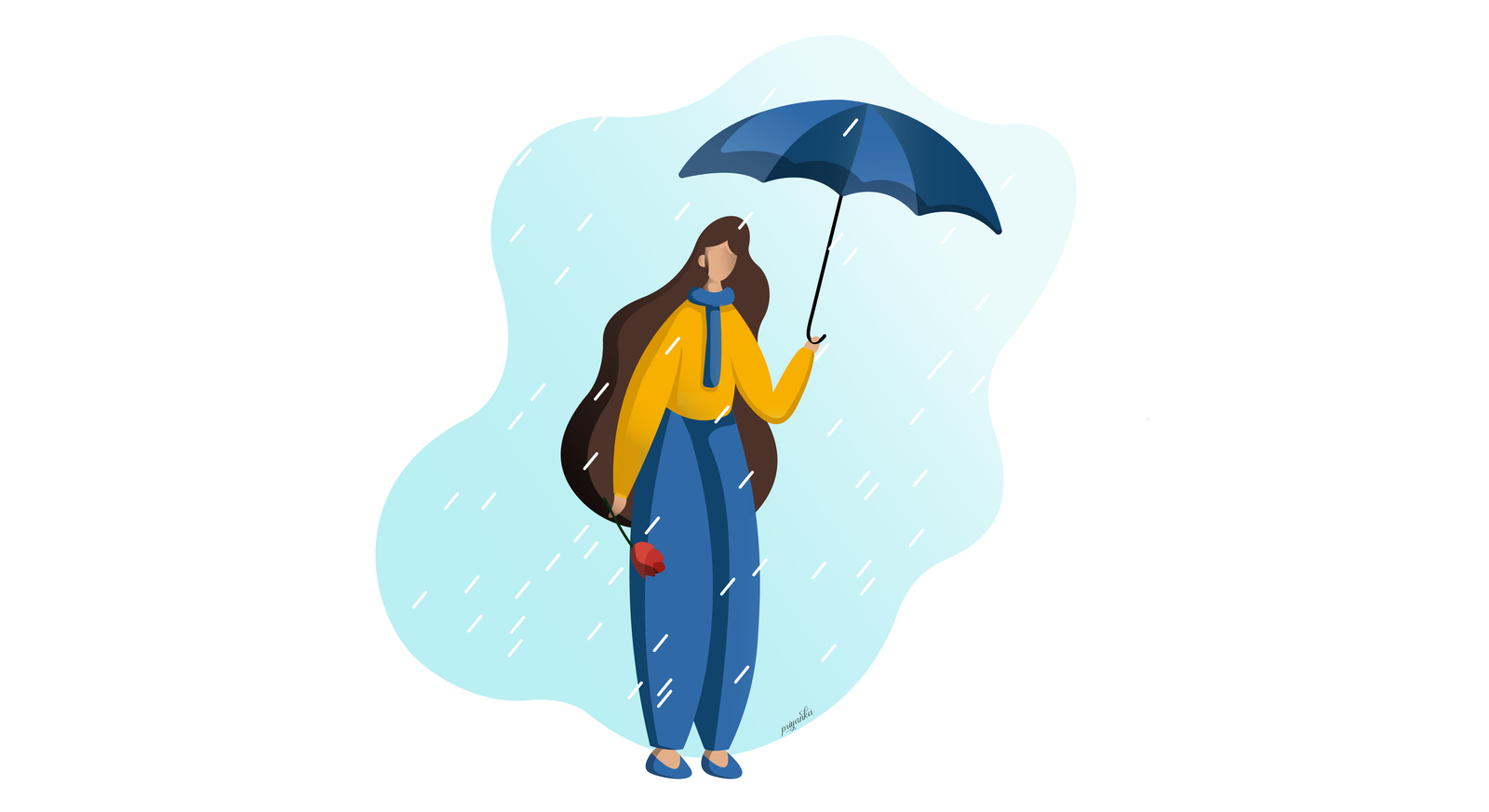 Flat Illustration by Priyanka Karmakar on Dribbble