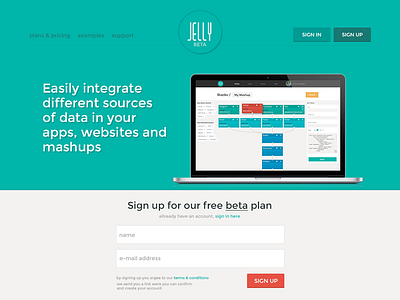 Working on our beta launch for Jelly beta jelly launch website