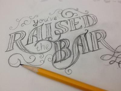 Raise Lettering Sketch