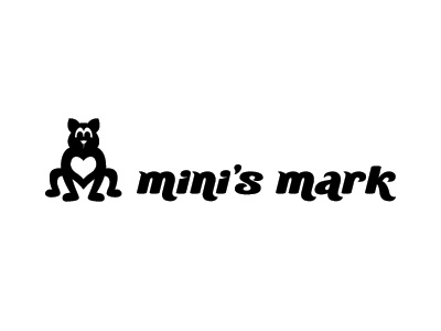 Mini's Mark Comp childhood obesity custom type dog health heart logo