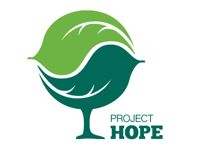 Project Hope Logo Comp bird green help hope leaf logo mentoring poverty tree