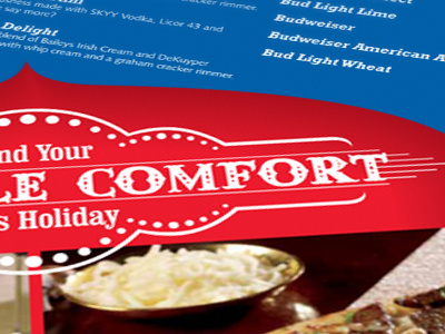 Boston's Pizza Holiday Menu