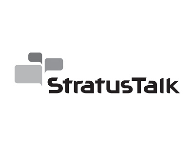 StratusTalk Logo 2 hosted voip illustration logo sketch stratustalk thumbnail