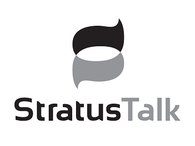 StratusTalk Logo 3 hosted voip illustration logo logo mark logomark mark sketch stratustalk thumbnail