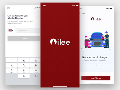 Oilee App app branding design logo typography ui vector