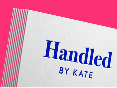 Brand Identity for Handled By Kate brand branding identity logo