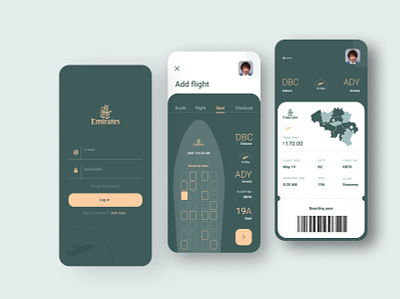 Air Ticket booking app concept(practice)