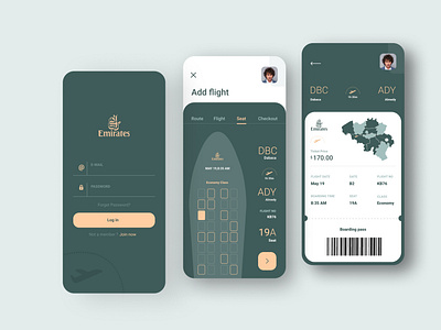 Air Ticket booking app concept(practice)