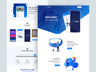 FATURA - website UI design app design app ui branding design graphic design illustration logo mobile app design ui vector