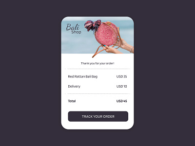 Daily UI #17 - Receipt