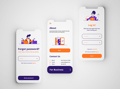 Simple-UI #1 app concept design illustration minimal mobile ui