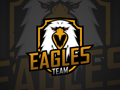 Eagles Team Logo design esport esport logo illustration logo mascot logo vector