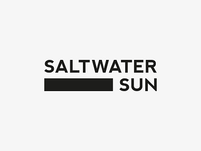 Saltwater Sun band logo logo