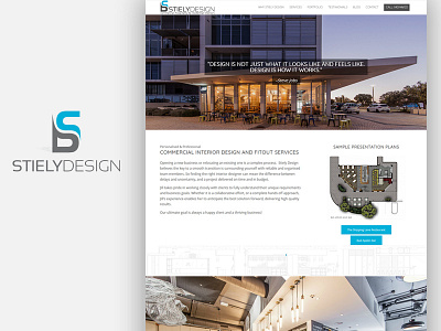 Stiely Design new website - Perth Interior Designing Company logo design perth website stiely design ui design website design