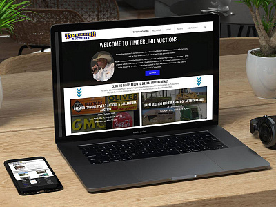 Timberlind Auctions Website Designed and Developed