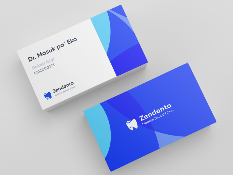 Zendenta - ID Card appoinment brand branding dental dentist doctor graphic design health id card identity management medical name card system
