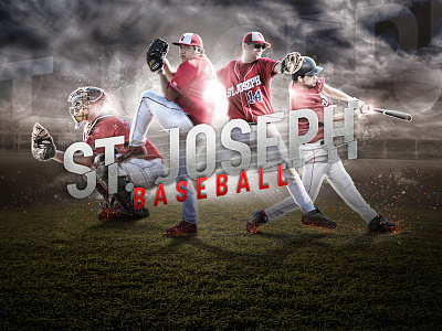 St. Joseph Baseball baseball batter catcher digital art minnesota pitcher sport ngin sports