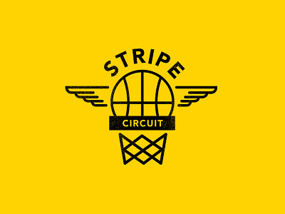 Stripe Circuit basketball branding illustration sports