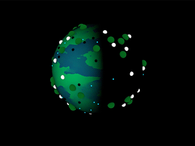 World Rotation after effects animated gif cinema 4d earth globe motion planet space vector