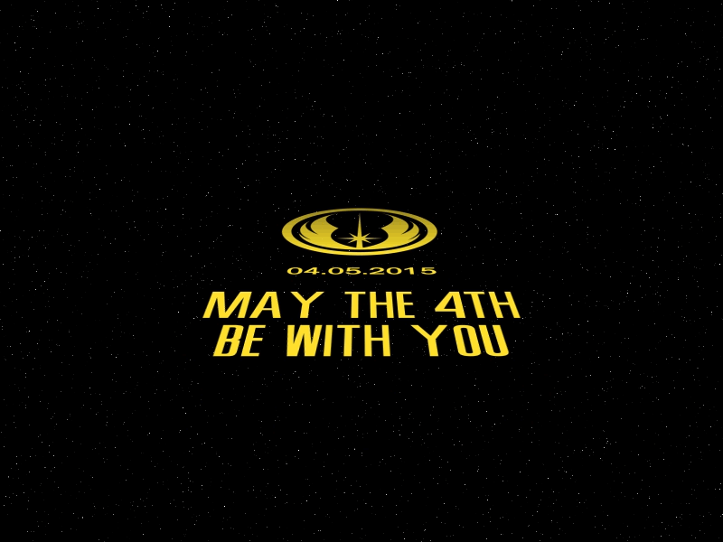 May the 4th be with you by Christopher Jones on Dribbble