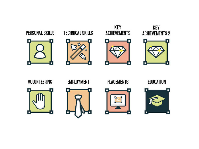 CV Icons by Christopher Jones on Dribbble