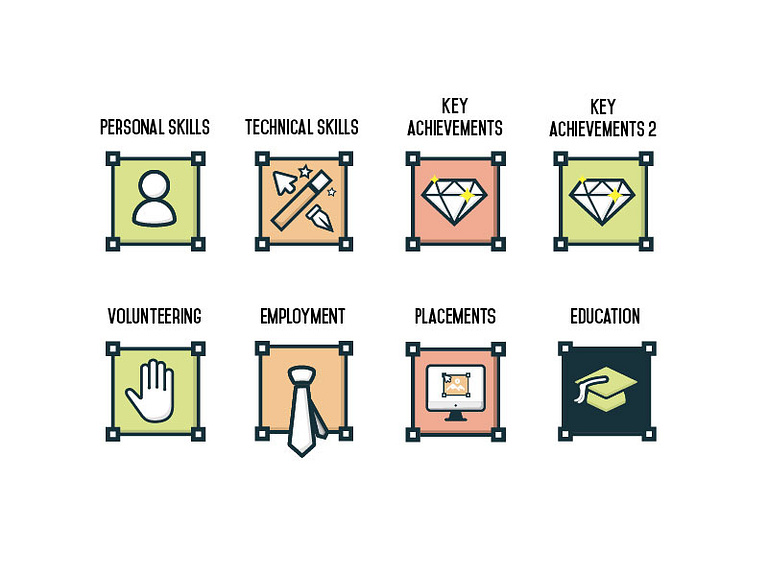CV Icons by Christopher Jones on Dribbble