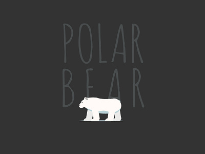 Polar animal flat vector icons illustrator pen tool polar bear vector