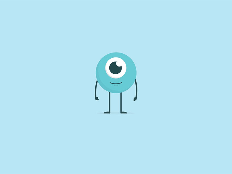 Mt. Knowledge - Project Bob animation character eye eyeball gif rig rubberhose