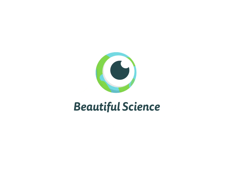 Beautiful Science beautiful science blink eye ident logo