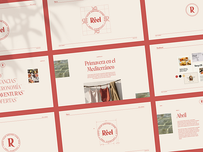 Rêel — Exploración de Marca branding design graphic design logo ui ux visual identity web