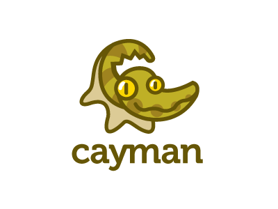 Cayman alligator cartoon cayman crocodile cute gator logo logo design logos mascot