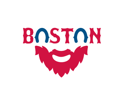 Beards Beat Birds beard boston logo logo design logos redsox