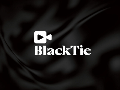 Black Tie Media Logo black blog bowtie brandmark camera clips identity logo logo design logodesign logotype movie movies play record video vlog youtub