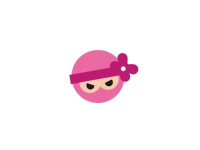 Ninjane cute girl logo logo design logos mascot ninja