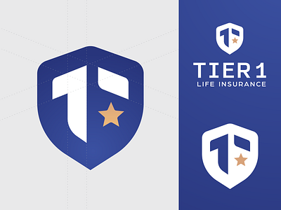 Tier 1 Logo Design arrow badge badge design branding brandmark identity identity design logo logo design logodesign logos logotype military number 1 one patch rise shield star tier