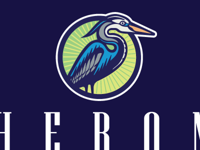 Heron Homes animals birds egret fish great blue heron logo heron illustration nature pond stork