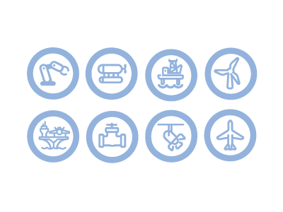 Wire Technology Icon Set