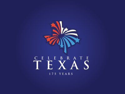 Celebrate Texas Logo Design explosions fireworks logo logo design logos texan texas