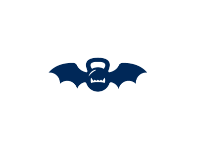Night Fit bat fitness gym illustration kettle bell kettlebell logo logo design logos night weight