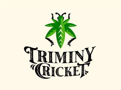 Triminy Cricket cannabis cricket grasshopper leaf marijuana trim trimming